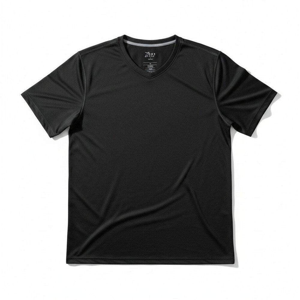 PBX Pro Short Sleeve Athletic T Shirt Black Men  Large Performance Activewear
